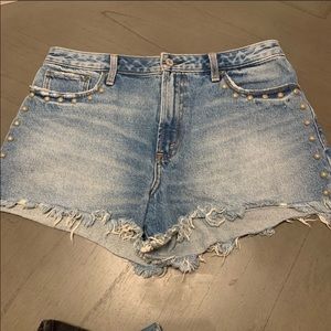 Studded Abercrombie & Fitch Cut Off Shorts